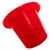 Red LDPE Tapered T-8X Cap Plug