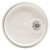 3.5-6 Gallon White HDPE Plastic Pail Cover, Rieke Fitting, EPDM Gasket, UN Rated