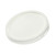 3.5 - 6 Gallon White HDPE Plastic Tear Tab Pail Cover
