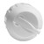 28mm 28-400 White PP Plastic Turret Spout, PS-256 Land Seal, 3.00" Orifice