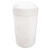 15 Gallon White HDPE Plastic Tight Head Drum, 2" & 3/4" Fitting, EPDM Gasket, 2.5% UV Inhibitor, UN Rated