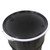 55  Gallon Black Steel Open Head Drum, Olive Drab Lining, Black Cover, 2" x 3/4" Fitting, Lever Lock Ring