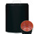 5 Gallon Black Steel Tight Head Pail, Red Phenolic Lining w/ Dust Cap, UN Rated