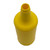 1 Liter Yellow HDPE Plastic Carafe Fluorinated Level 3 Bottle, 28mm 28-400, 75 Gram