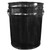5 Gallon Black Steel Open Head Pail, Rust Inhibited Lining, Double Bead, UN Rated