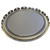 2.5-7 Gallon  Gray Steel Pail Lug Cover, Rust Inhibited, No Fitting, Flow in Gasket, 24 Gauge, UN Rated