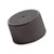 28mm 28-410 Black PP Plastic Matte Top, Ribbed Sides Cap w/ PE Foam Liner
