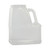 86 oz Natural PP Plastic Slant Handle F-Style Bottle, 89mm 89-400, 130 Gram