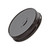 70G-450 Black/White Metal Deep Skirt Button Cap w/ Plastisol Liner