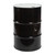 55 Gallon Black Steel Tight Head Drum, Rust Inhibited Lining, White Cover, 2" & 3/4" Fittings, EPDM Gasket, 2" Fitting on Side, UN Rated