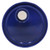 2.5-7 Gallon Blue Steel Pail Lug Cover, Buff Epoxy Lining, 57mm Opening, Flow in Gasket, 24 Gauge, UN Rated