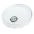 2.5-7 Gallon White Steel Pail Lug Cover, Green Phenolic Lining, Self Vent Rieke Spout, Flow in Gasket, 24 Gauge, UN Rated