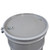 55 Gallon Gray Steel Open Head Drum, w/ Gray Cover, Unlined, 2" & 3/4" Tri-Sure® Fitting, Bolt Ring, UN Rated