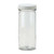 8 oz Flint Glass Olive Jar, 58mm 58-400, 24x1