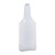 16 oz Clear PVC Plastic Oblong Bottle, 22mm 22-400, 45 Gram