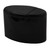 28mm Black PP Plastic Snap-On Avalon Flip Top Cap, No Liner