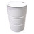 55 Gallon White Steel Tight Head Drum, Phenolic Lining, 2 & 3/4" Fittings, EPDM Gasket, UN Rated