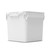 32 Liter CurTec White Square HDPE Plastic Fold Pack Pail, UN Rated