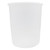 5 Gallon Natural 15 Mil HDPE Plastic Natural Pail Liner for Plastic Pails
