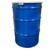 55 Gallon Blue Steel Open Head Drum, Unlined, White Cover, w/2" x 2" & 3/4", Tri-Sure® Fitting, Bolt Ring, UN Rated