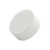 28mm 28-400 White PP Plastic Smooth Top, Ribbed Sides Cap with F217 & PS22 Plain Liner