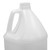 128 oz Natural HDPE Plastic Industrial Round Bottle, 38mm 38-400, 120 Gram. 4 x 1, Kraft Box