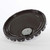 2.5-7 Gallon Black Steel Lug Pail Cover, Rust Inhibited, Rieke Fitting, Flow in Gasket, 29 Gauge
