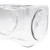 32 oz Clear PET Plastic Square Grip Jar, 89mm 89-400, 56 Grams