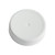 128 oz Natural HDPE Plastic Industrial Round Bottle, 38mm 38-400, 130 Gram, w/White Foam Lined Cap Attached