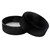 33mm 33-400 Black PP Plastic Smooth Top, Ribbed Side Cap, PV Liner