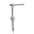 38mm 38-400 White PP Plastic Dispensing Pump, 30 CC Output, 11-13/16" Dip Tube