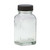 2 oz Flint Glass Square Jar, 33mm 33-400