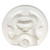 5 Gallon White HDPE Plastic Round Tight Head Pail, 70mm, 6 TPI, UN Rated