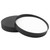 120mm 120-400 Black PP Plastic Matte Top, Ribbed Sides Cap with F217 & PS22 Plain Liner