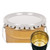 5 Gallon White Steel Lug Pail Cover, Rust Inhibited (24 Gauge)
