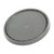 3.5 - 6 Gallon Gray HDPE Plastic Pail Cover, UN Rated