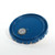 2.5-7 Gallon Steel Blue Pail Lug Cover, Clear Phenolic Lined, Rieke Spout, Flow in Gasket, 24 Gauge, UN Rated