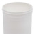 16 oz White PP Plastic Straight Side Jar, 89mm 89-400, Regular Wall