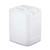 2.5 Gallon Natural HDPE Plastic Square Tight Head Pail, 63mm Opening w/ Cap, 650 Gram, No Vent