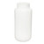 1000 ml Natural HDPE Plastic Wide Mouth Smart Bottle, 63-415, Fluorinated Level 5, Caps Included, Not Attached