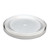 White HDPE Short Skirt Cover for 3.5 - 6 Gallon Pails, UN Rated