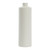 16 oz White HDPE Plastic Cylinder Bottle, 28mm 28-400, 27 Gram