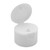 28mm 28-410 White PP Plastic Flip Top Cap for HDPE, .125" Orifice