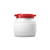 3.6 Liter CurTec Wide Neck Drum HDPE Plastic Open Head Drum w/ Red Screw Top Cover, UN Rated