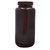 32 oz Amber HDPE Plastic Wide Mouth Round Bottle, 63mm 63-415, 16 Gram w/ PP Amber Closure