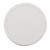 110mm 110-400 White Metal Cap, Plastisol Liner, No Button
