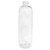 12 oz Clear PET Plastic Cosmo Bullet Round Bottle, 24mm 24-410 Neck Finish, 30.6 Gram