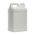 10 Liter White HDPE Plastic F-Style Bottle, 63mm Rieke Tamper Evident ABO, 2 x 1 White Reshipper w/ Divider & Hand Holes