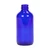 8 oz Blue Glass Boston Round Bottle, 28mm 28-400