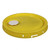 3.5 - 6 Gallon Yellow HDPE Plastic Tear Tab Pail, Rieke Spout